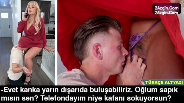 Annem telefonla konuşurken kafamı etek altına soktum yaladım