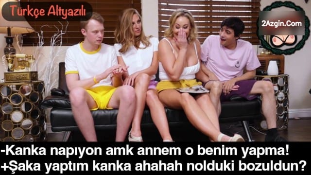Arkadaşının annesinin elini sikine değdirerek şaka yapıyor
