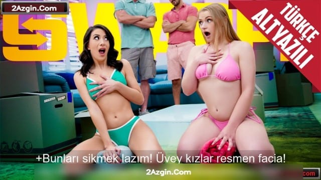 Ev taşırken yardım eden üvey kızları memelerini yalarken gören yetişkin adamlar