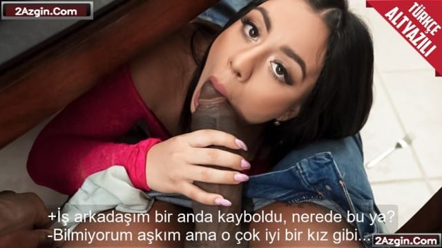 İş arkadaşıyla zenci kocasını tanıştırınca kızın zevk suyu dizine kadar aktı