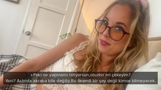 Sikin garip bahanesiyle terk edilen üvey kardeşinin sikini adeta yiyip bitiriyor