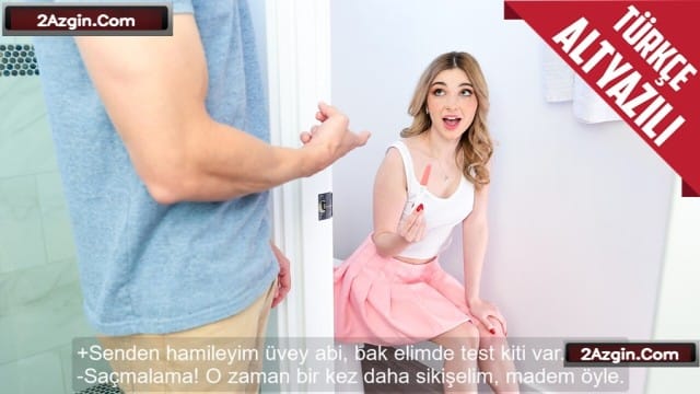 Üvey erkek kardeşiyle sikiştikten sonra hamileyim yalanı atıp yeniden sikişti
